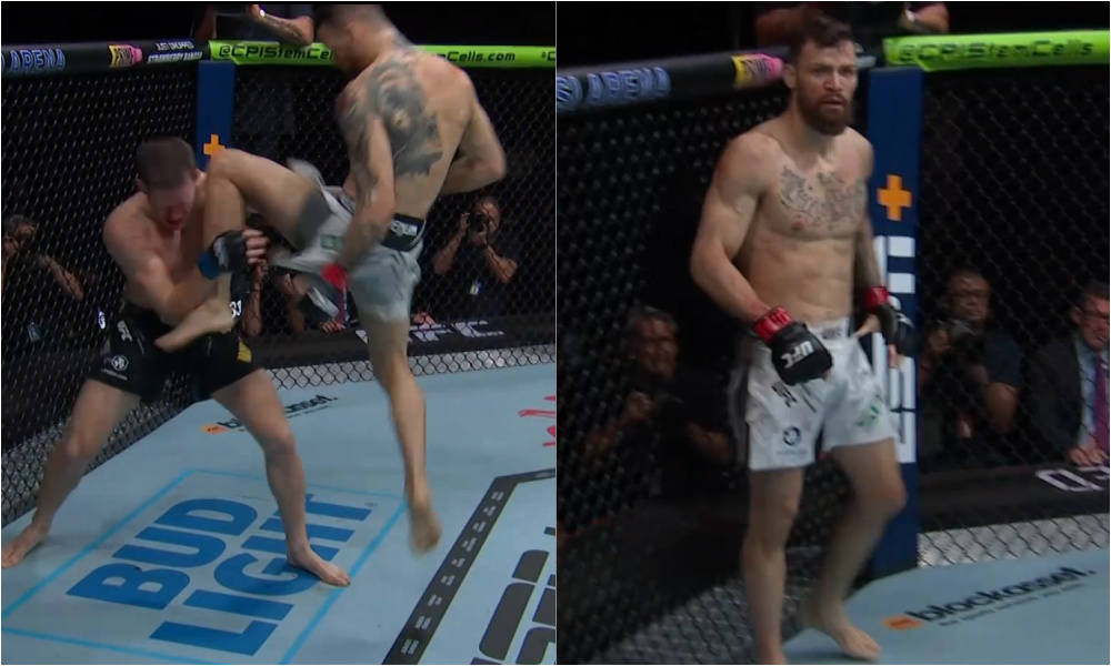 Mauricio Ruffy Perfects Spinning Kick Ahead Of UFC 313 Mauricio Ruffy Perfects Spinning Kick Ahead Of UFC 313