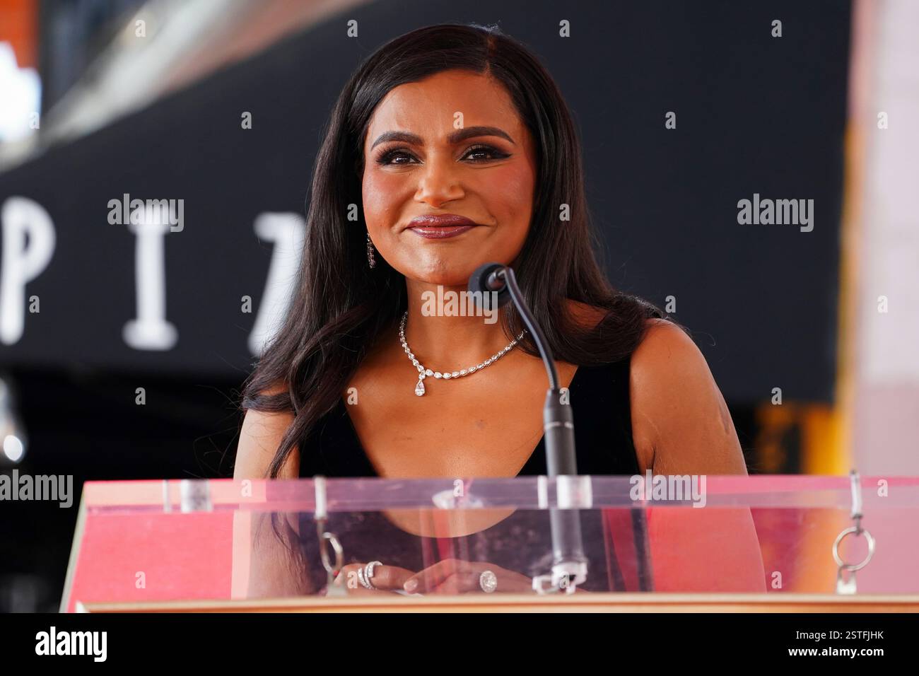 Mindy Kaling's Peplum Look At Hollywood Walk Of Fame Ceremony Mindy Kaling's Peplum Look At Hollywood Walk Of Fame Ceremony