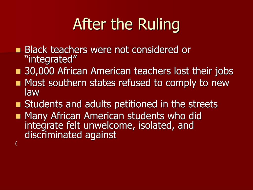 More School Desegregation Orders Expected To Follow Suit More School Desegregation Orders Expected To Follow Suit