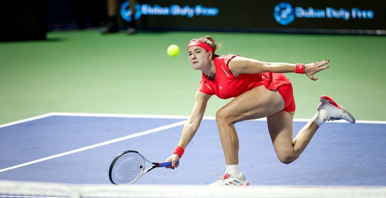 Muchova Defeats Raducanu At Dubai Tennis Championships Muchova Defeats Raducanu At Dubai Tennis Championships