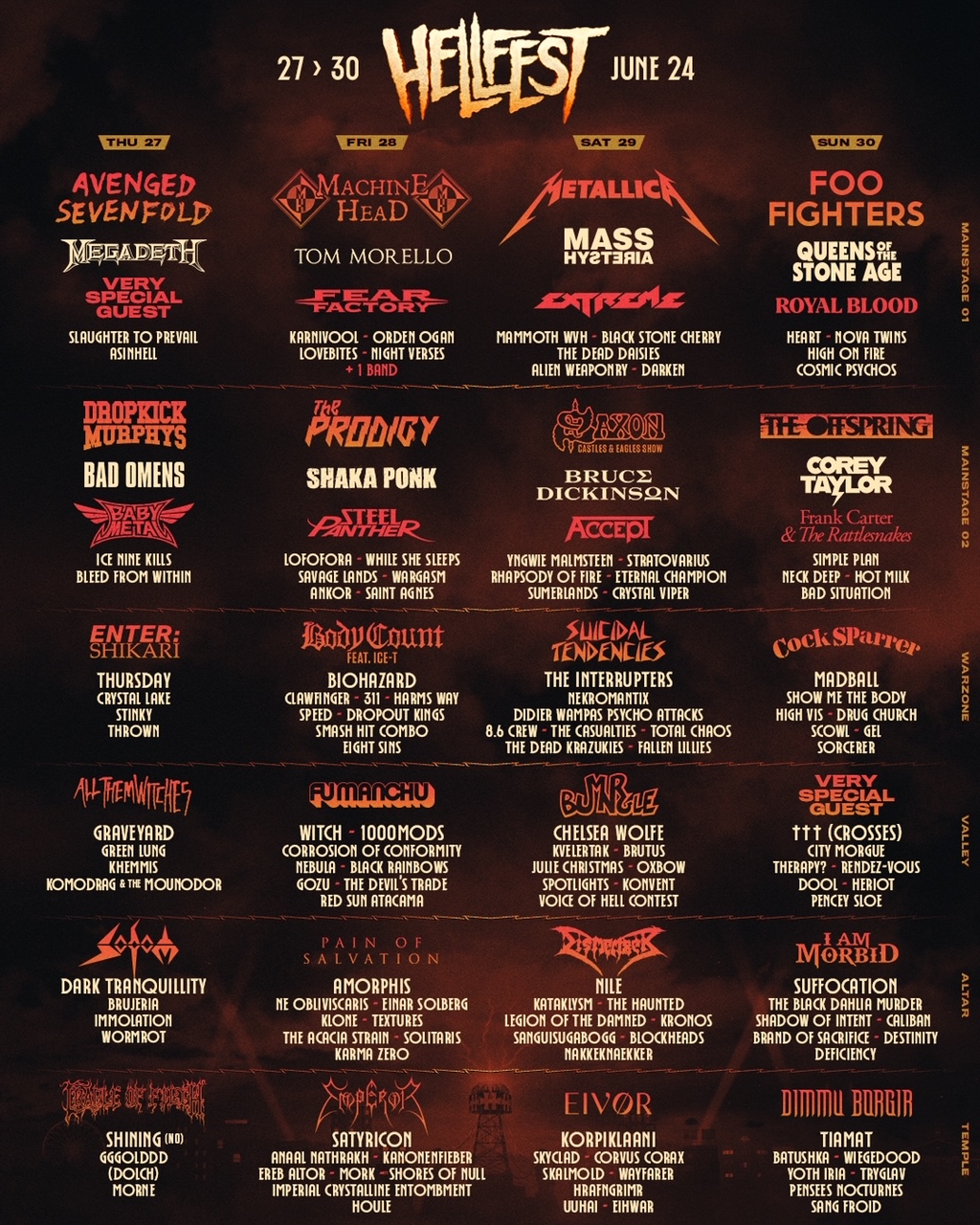 Noumatrouff Mulhouse: Programmation Hellfest Noumatrouff Mulhouse: Programmation Hellfest