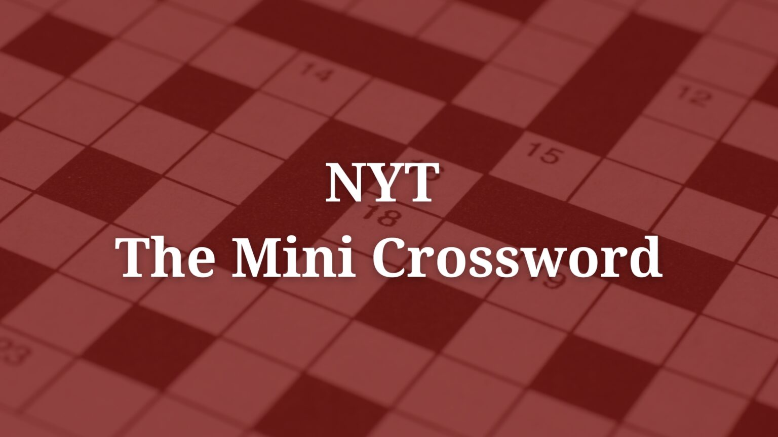 NYT Mini Crossword Answers Today, March 26, 2025: Hints And Clues NYT Mini Crossword Answers Today, March 26, 2025: Hints And Clues