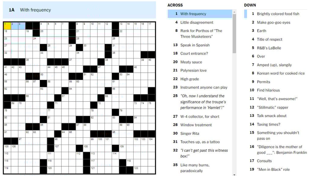 NYT Mini Crossword Help: March 6, 2025 Clues And Solutions NYT Mini Crossword Help: March 6, 2025 Clues And Solutions