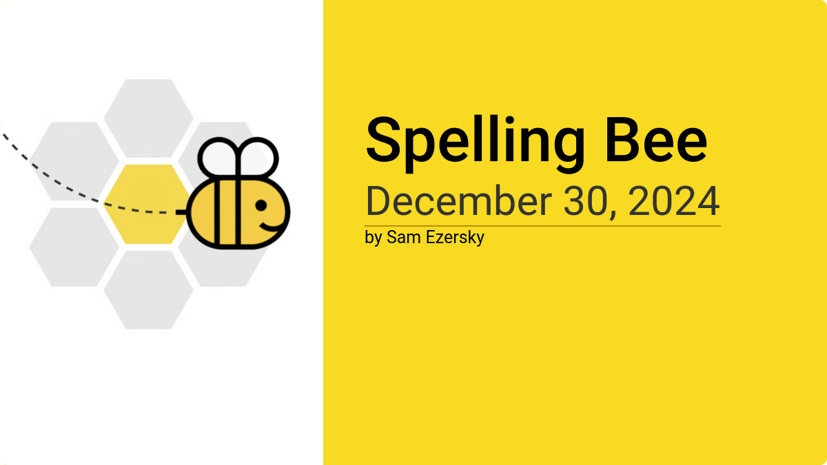 NYT Spelling Bee Puzzle Solved: March 15, 2025 NYT Spelling Bee Puzzle Solved: March 15, 2025