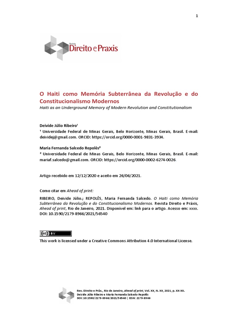O Reconhecimento Francês Da Dívida Histórica Do Haiti O Reconhecimento Francês Da Dívida Histórica Do Haiti