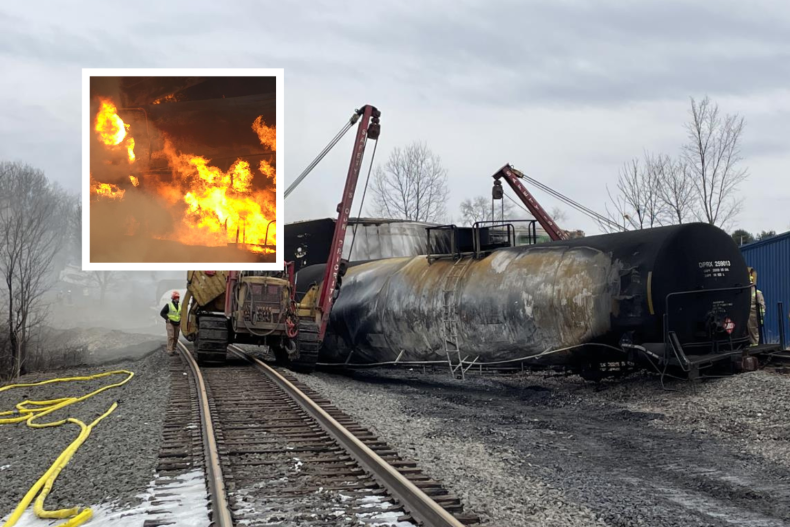 Ohio Train Derailment: Investigation Into Lingering Toxic Chemicals In Buildings Ohio Train Derailment: Investigation Into Lingering Toxic Chemicals In Buildings
