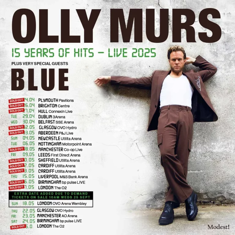 Olly Murs' Manchester Castle Music Festival: Tickets & Info Olly Murs' Manchester Castle Music Festival: Tickets & Info