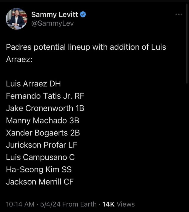 Padres Aim For Sweep: Arraez, Heyward In Starting Lineup Padres Aim For Sweep: Arraez, Heyward In Starting Lineup