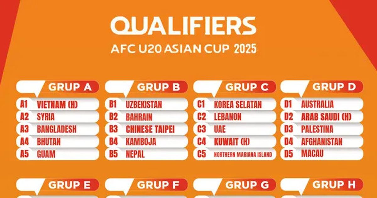 Piala Asia U20 2025: Jadwal Pertandingan Indonesia Vs Yaman & Cara Menonton Live Streaming Piala Asia U20 2025: Jadwal Pertandingan Indonesia Vs Yaman & Cara Menonton Live Streaming
