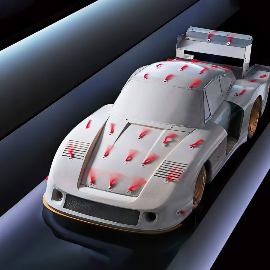 Porsche 956'nın Tavan Asıntısı Sergilemesinin Teknik Sebepleri Porsche 956'nın Tavan Asıntısı Sergilemesinin Teknik Sebepleri
