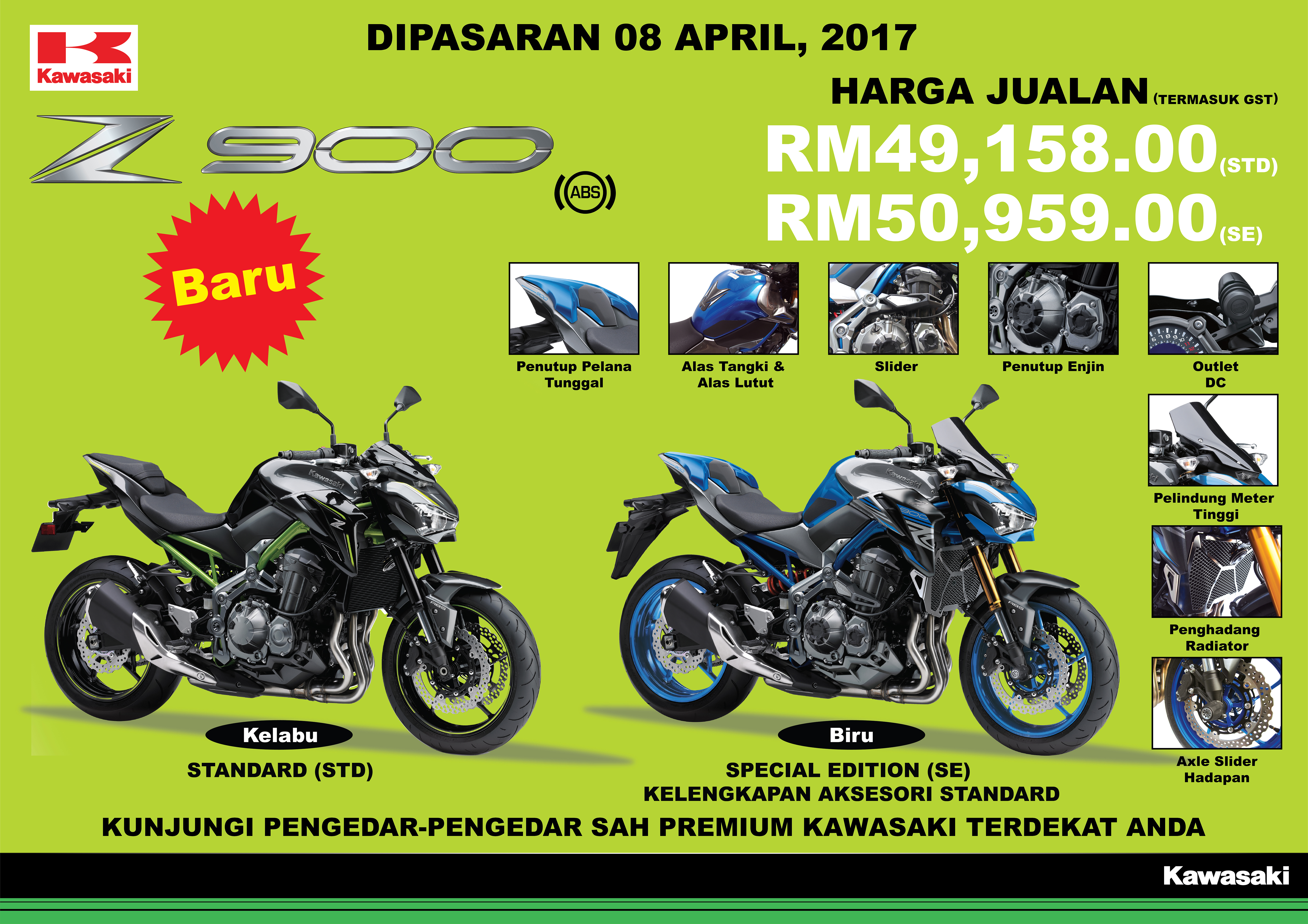 Promo Dan Diskon Kawasaki Z900 Dan Z900 SE Di Indonesia Promo Dan Diskon Kawasaki Z900 Dan Z900 SE Di Indonesia