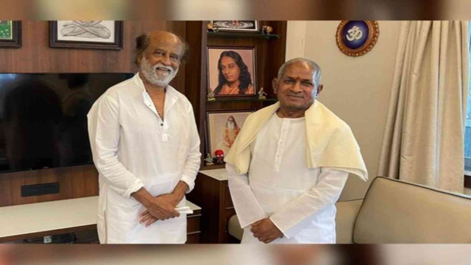 Rajinikanth Honours Ilaiyaraaja's London Symphony Success Rajinikanth Honours Ilaiyaraaja's London Symphony Success