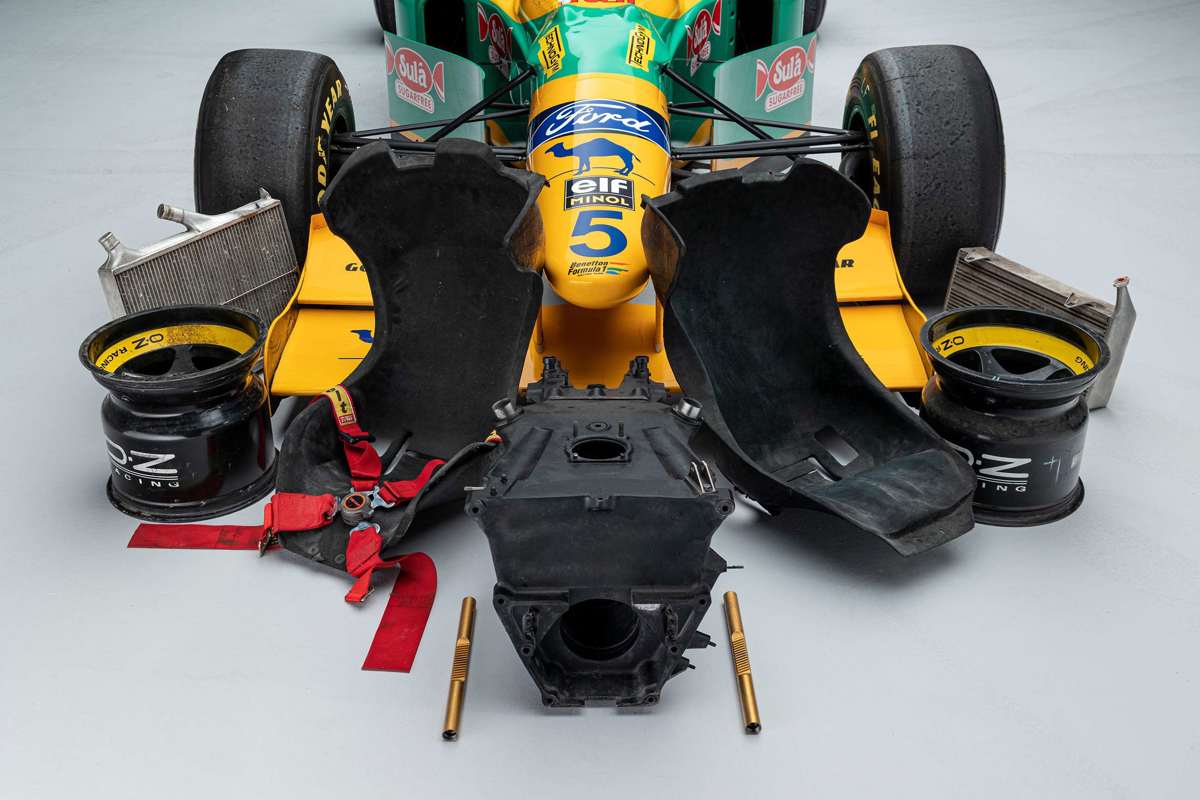 Rare Michael Schumacher Benetton F1 Show Car Up For Auction Rare Michael Schumacher Benetton F1 Show Car Up For Auction