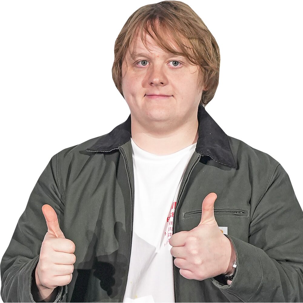 Rare Sighting: Lewis Capaldi Gives Thumbs Up In Public Appearance Rare Sighting: Lewis Capaldi Gives Thumbs Up In Public Appearance