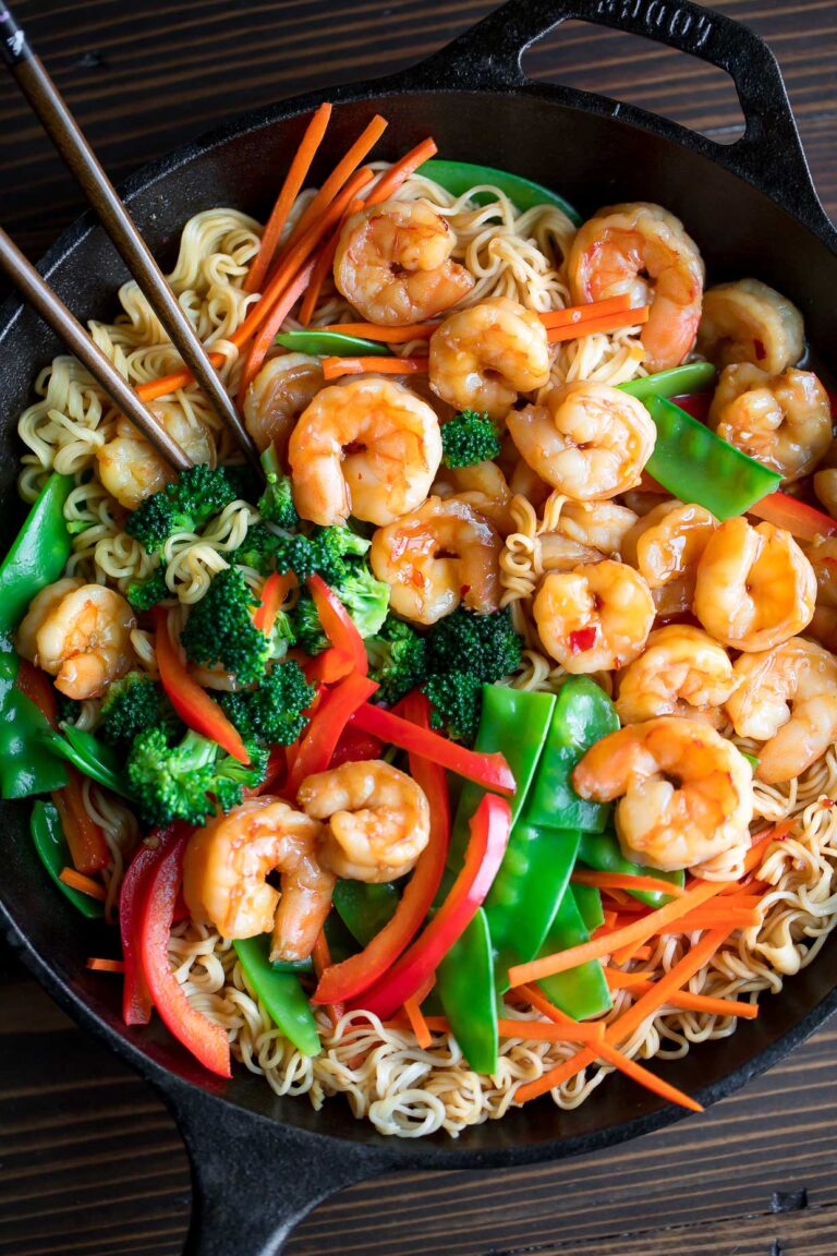 Restaurant-Style Shrimp Ramen Stir-Fry At Home Restaurant-Style Shrimp Ramen Stir-Fry At Home
