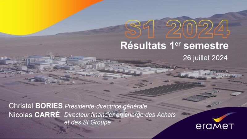 Résultats Mitigés Pour Eramet Au T1 2024, Objectifs 2025 Inchangés Résultats Mitigés Pour Eramet Au T1 2024, Objectifs 2025 Inchangés