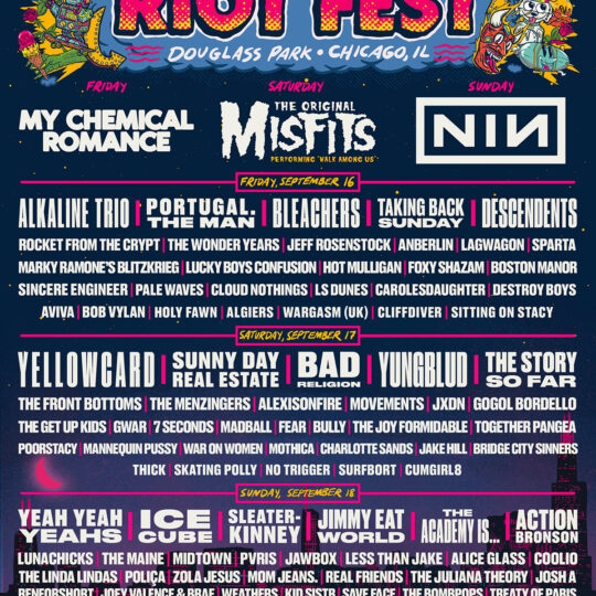 Riot Fest 2025: Green Day, Weezer, And More Announced Riot Fest 2025: Green Day, Weezer, And More Announced