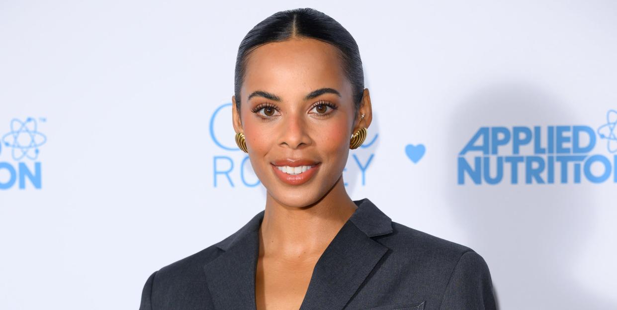 Rochelle Humes' London Fashion Week Hairstyle Debut Rochelle Humes' London Fashion Week Hairstyle Debut
