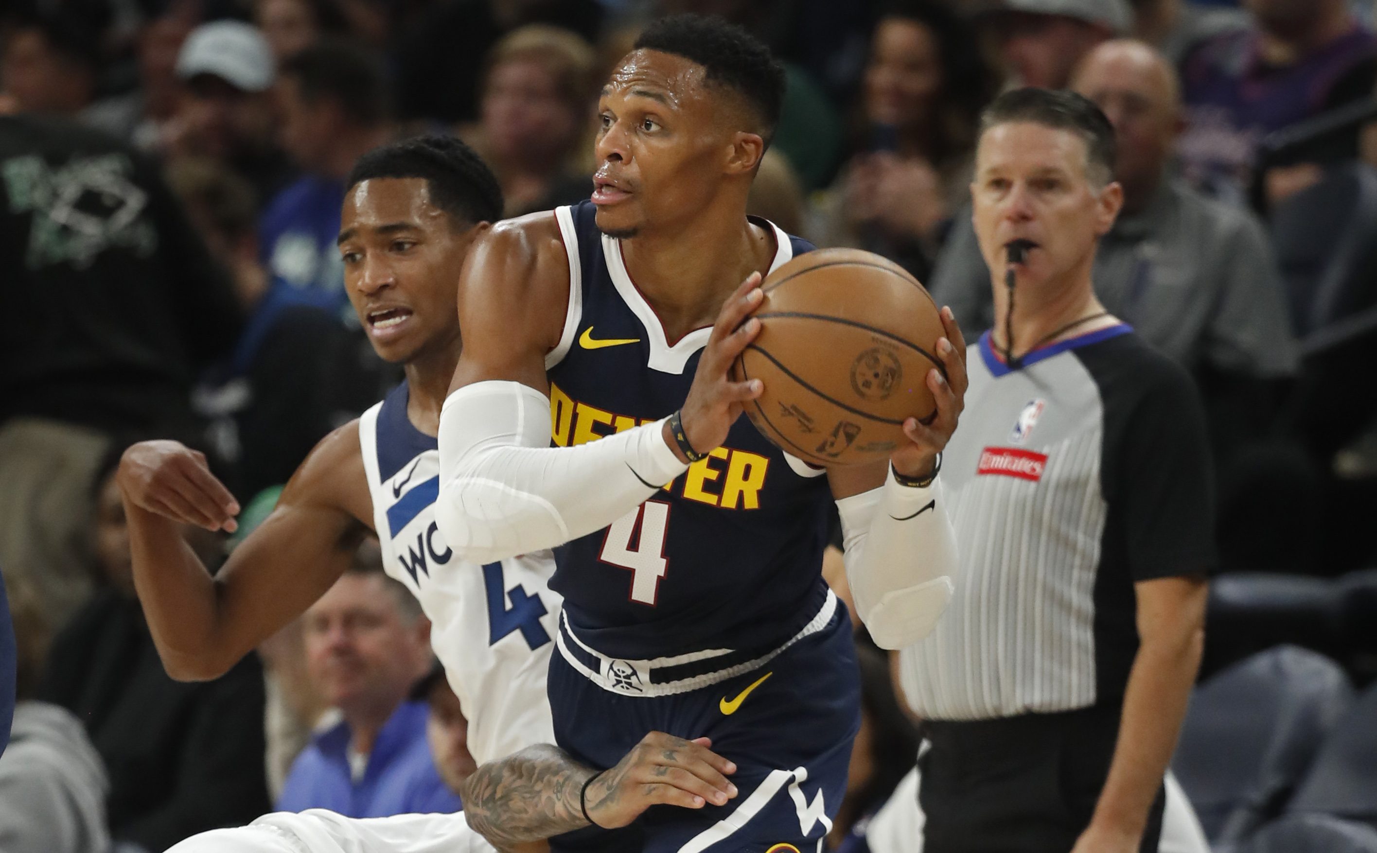 Russell Westbrook Makes NBA History In Jazz Vs. Nuggets Game Russell Westbrook Makes NBA History In Jazz Vs. Nuggets Game