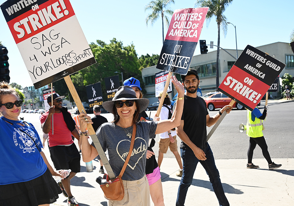 SAG-AFTRA Joins WGA On Picket Line: Hollywood Production At Standstill SAG-AFTRA Joins WGA On Picket Line: Hollywood Production At Standstill