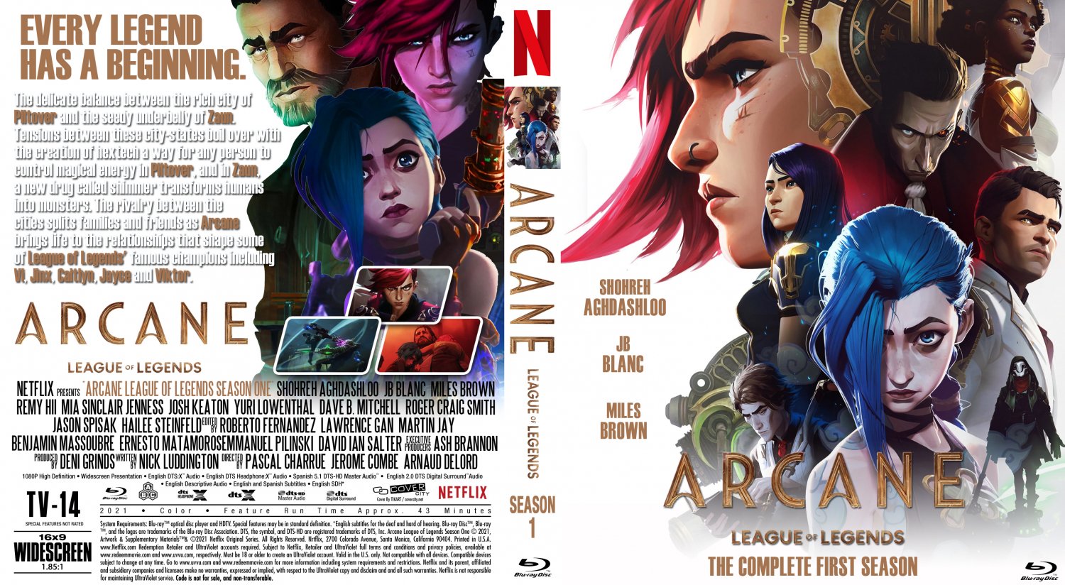 Save Big: 50% Off Arcane League Of Legends 4K Blu-ray Steelbook