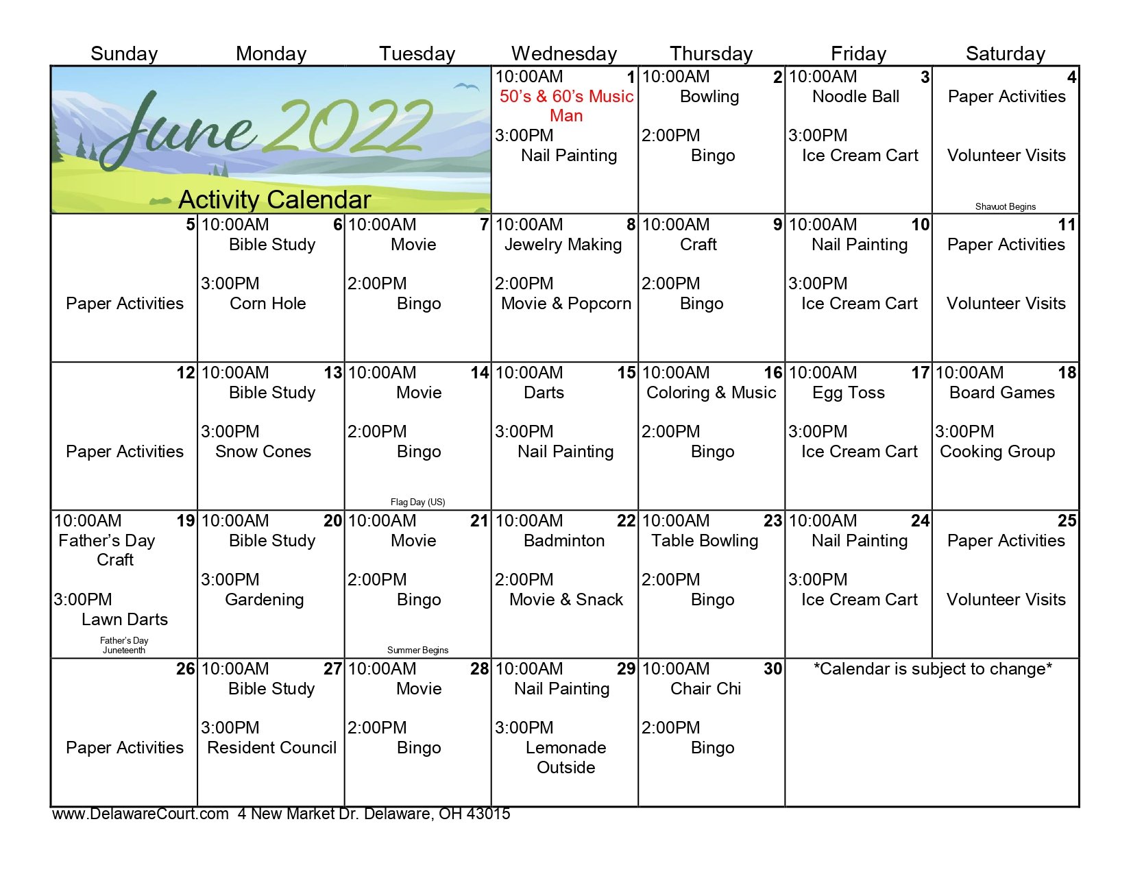 Senior Activities Calendar: Trips & Events For Seniors Senior Activities Calendar: Trips & Events For Seniors