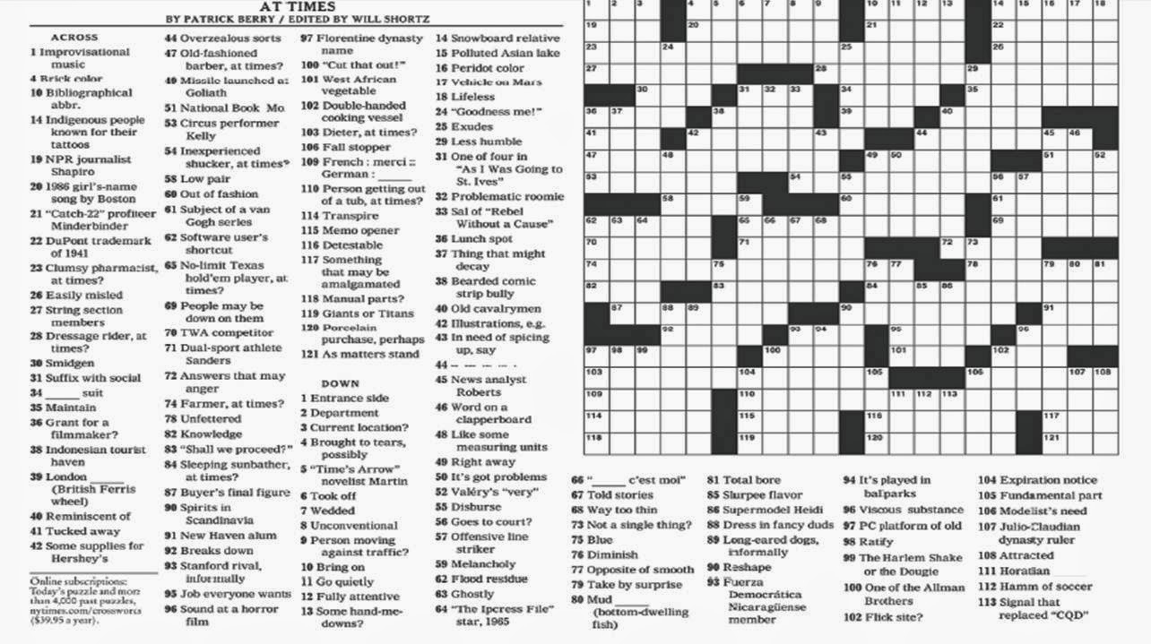 Solve The NYT Mini Crossword: May 9 Answers Solve The NYT Mini Crossword: May 9 Answers