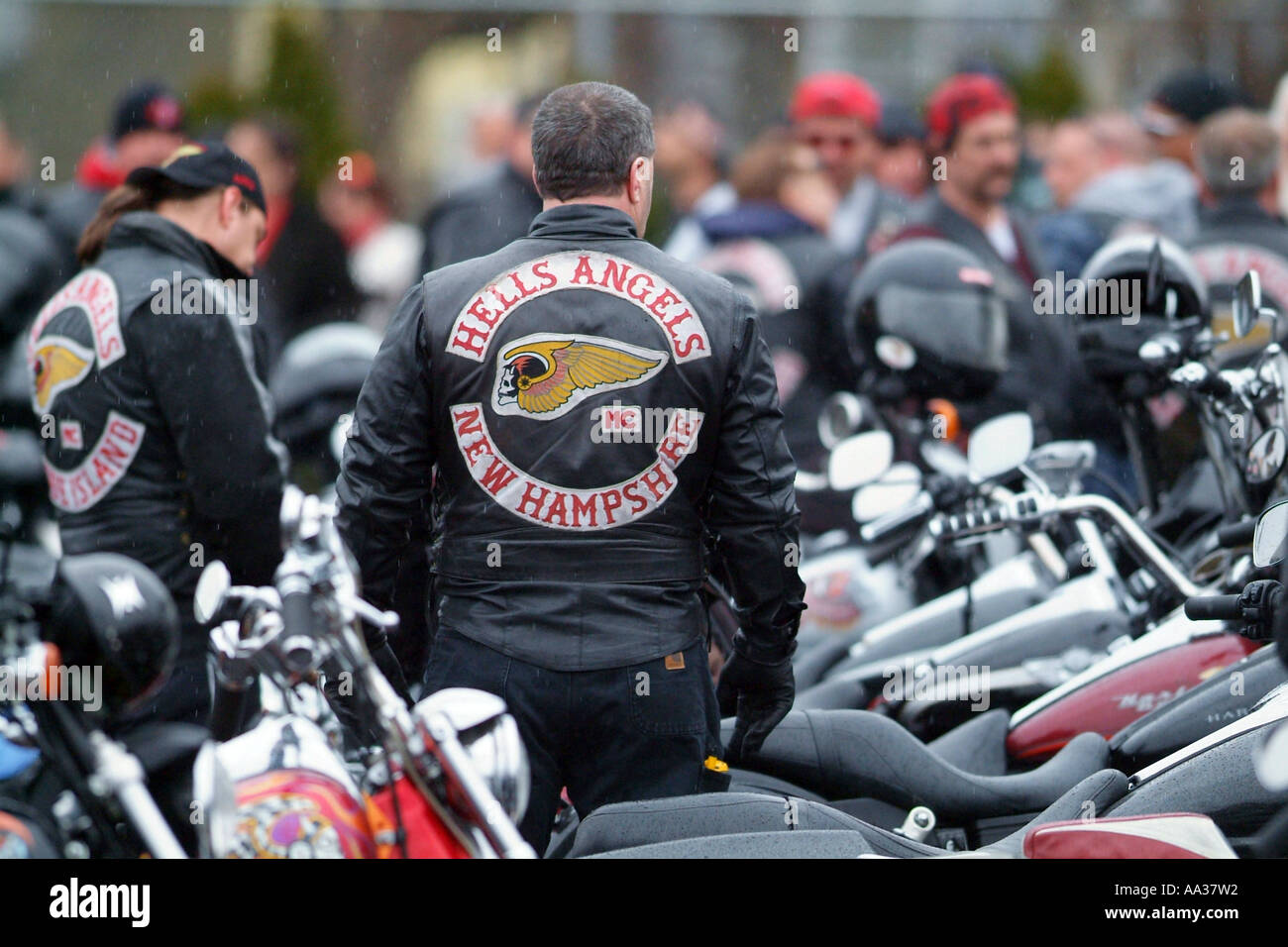 South Shields Biker's Funeral Draws Hundreds, Including Hells Angels South Shields Biker's Funeral Draws Hundreds, Including Hells Angels