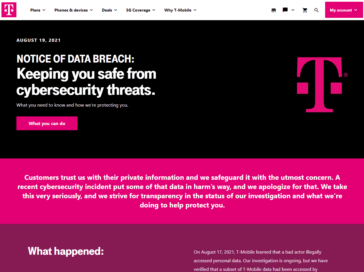 T-Mobile Hit With $16 Million Fine For Repeated Data Breaches T-Mobile Hit With $16 Million Fine For Repeated Data Breaches