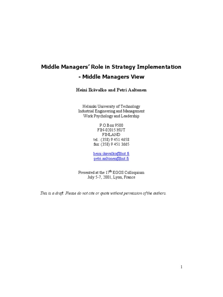 The Critical Role Of Middle Managers In Employee Development And Business Growth The Critical Role Of Middle Managers In Employee Development And Business Growth