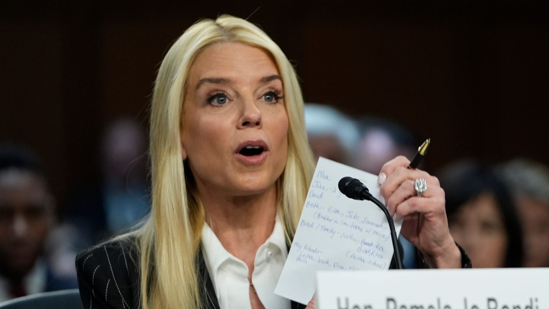 The Epstein Files: Pam Bondi's Reaction To James Comer's Remarks The Epstein Files: Pam Bondi's Reaction To James Comer's Remarks