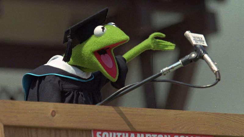 The Muppet Maestro: Kermit At University Of Maryland's 2025 Commencement The Muppet Maestro: Kermit At University Of Maryland's 2025 Commencement