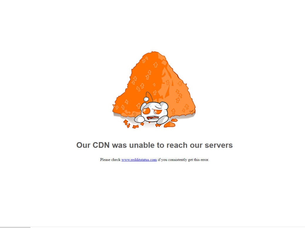 Thousands Report Reddit Downtime Worldwide Thousands Report Reddit Downtime Worldwide