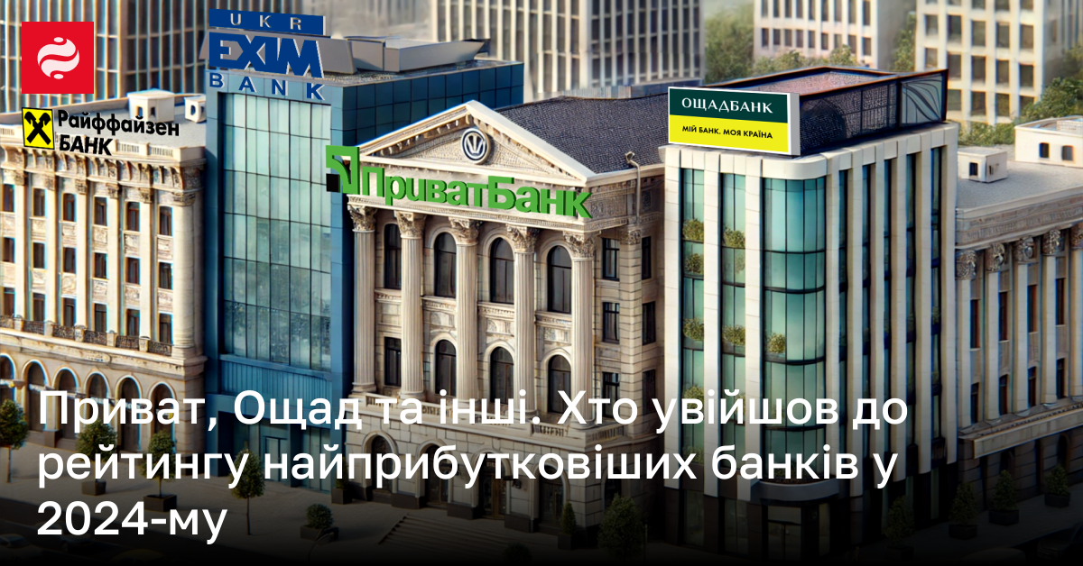 Топ-5 Фінансових Компаній України За Доходом У 2024 Році Топ-5 Фінансових Компаній України За Доходом У 2024 Році