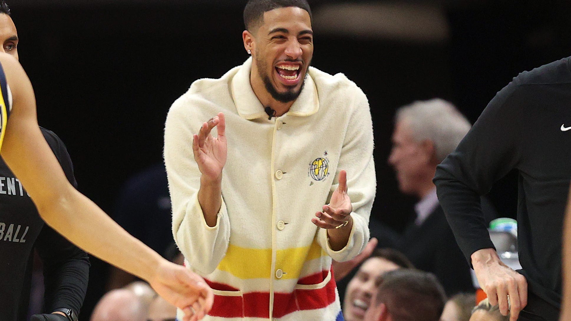 Tyrese Haliburton's Father Back At Pacers Games Following NBA Ban Tyrese Haliburton's Father Back At Pacers Games Following NBA Ban