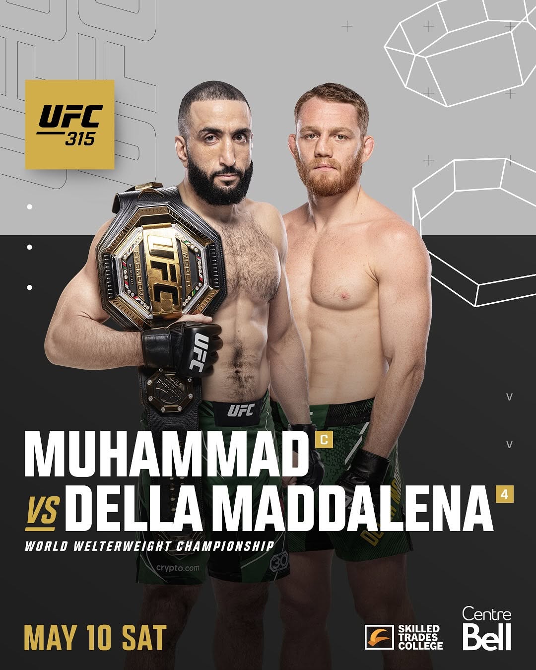 UFC 315: Belal Muhammad And Jack Della Maddalena's Tense Faceoff UFC 315: Belal Muhammad And Jack Della Maddalena's Tense Faceoff