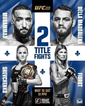 UFC 315: Full Main Card Revealed - Muhammad Vs. Della Maddalena Headline UFC 315: Full Main Card Revealed - Muhammad Vs. Della Maddalena Headline