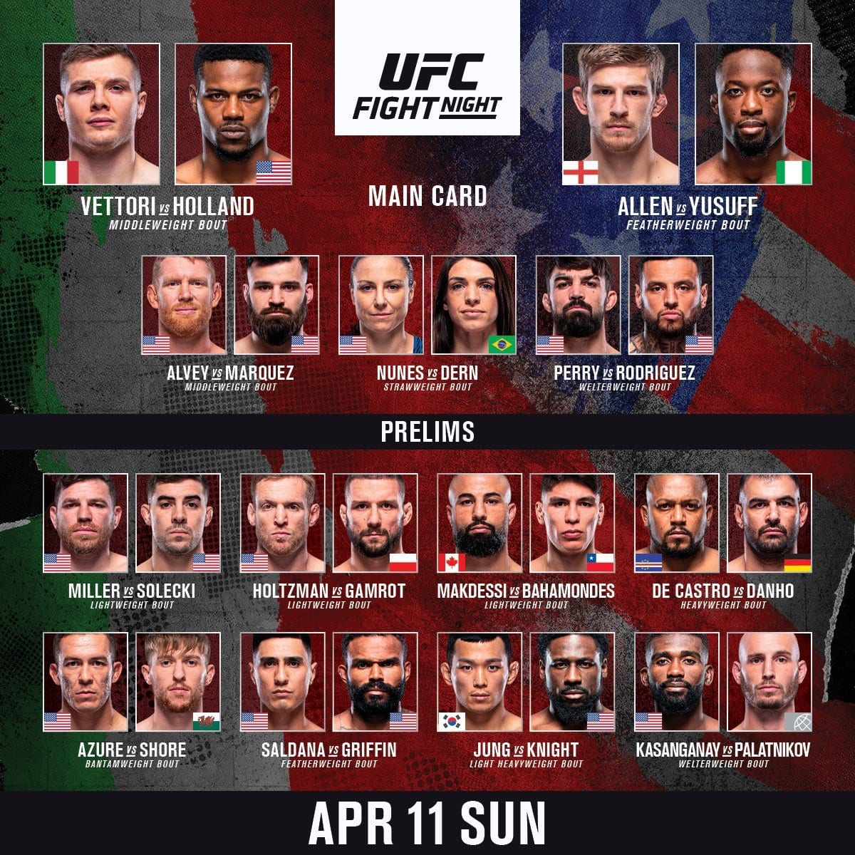 UFC Des Moines Event: Start Time For Tonight's Fights UFC Des Moines Event: Start Time For Tonight's Fights