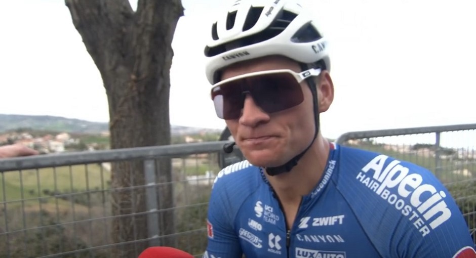 Van Der Poel Spitter Faces £300 Fine After E3 Saxo Classic Incident Van Der Poel Spitter Faces £300 Fine After E3 Saxo Classic Incident