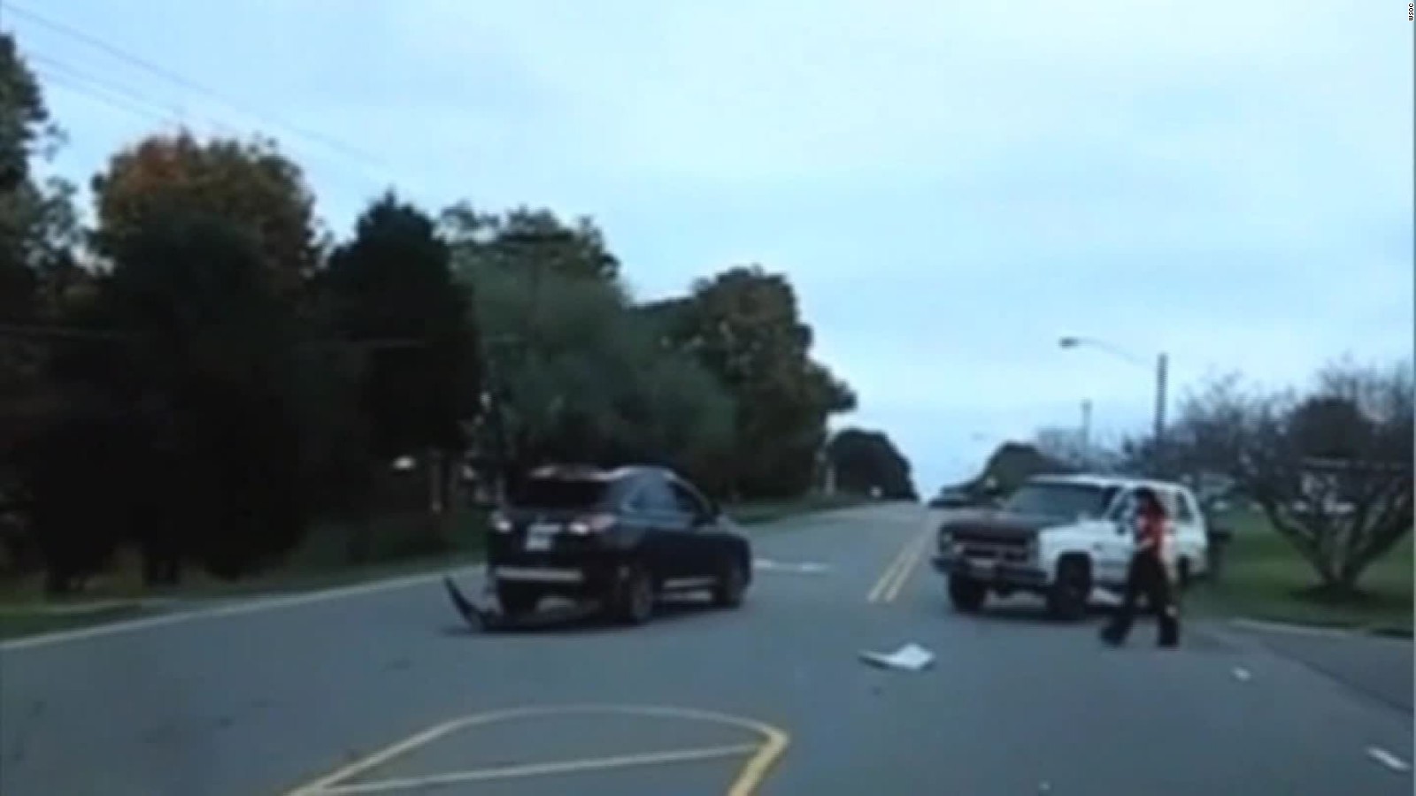 Van Rams Motorcycle In Road Rage Incident: CNN Reports Van Rams Motorcycle In Road Rage Incident: CNN Reports
