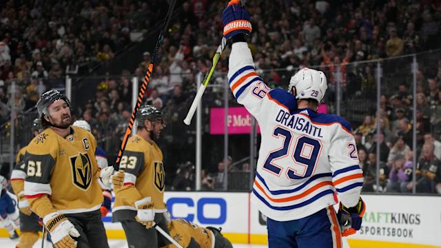 Vegas Clinches Playoffs Despite Oilers' 3-2 Win Vegas Clinches Playoffs Despite Oilers' 3-2 Win