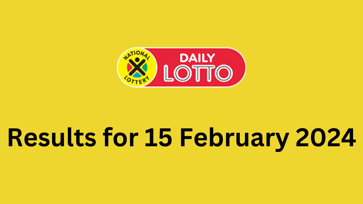 View The Daily Lotto Results For Tuesday, 15th April 2025 View The Daily Lotto Results For Tuesday, 15th April 2025