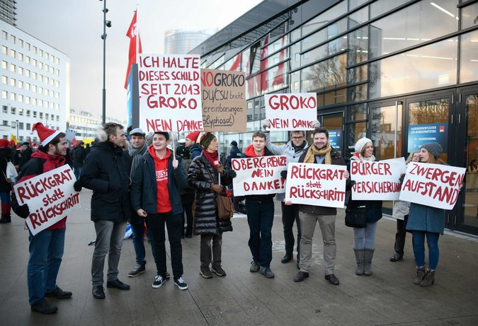 Youth Anger Tests Germany's SPD Coalition Efforts Youth Anger Tests Germany's SPD Coalition Efforts